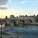 historická část města Skopje s pevností Kale v pozadí